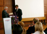 Den erstmalig verliehenen Preis für Alternativmethoden zum Tierversuch erhielt Diplomingenieur Stefan Fischer.