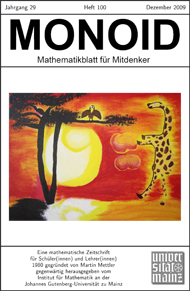 100. Ausgabe von MONOID - Mathematikblatt für Mitdenker (Link zur Homepage)