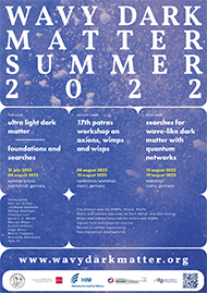 Wavy Dark Matter Summer 2022 (Poster zum Download)