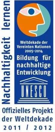 UN-Dekade BILDUNG FÜR NACHHALTIGE ENTWICKLUNG (Link zur Homepage)