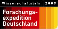 Wissenschaftsjahr 2009: Forschungsexpedition Deutschland (Link zur Homepage)