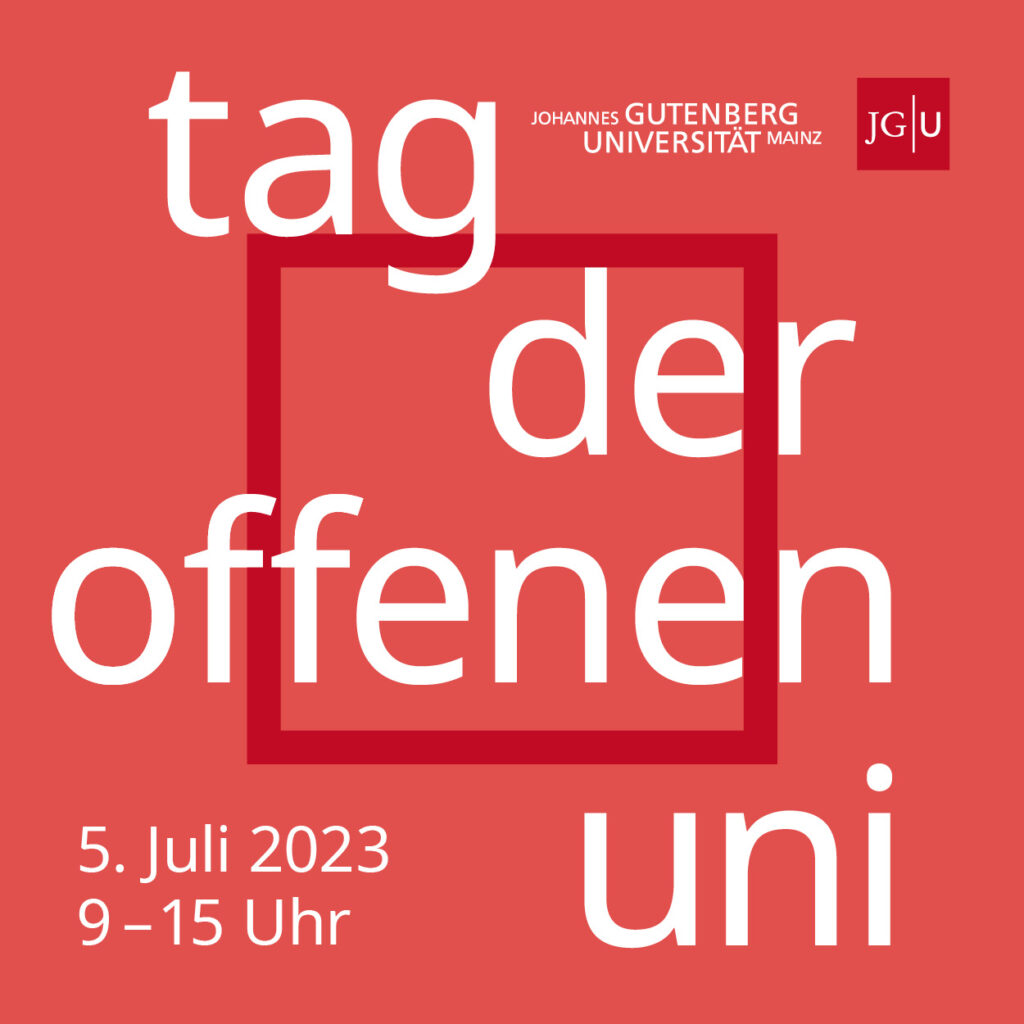 Der Tag der offenen Uni 2023 findet am 5. Juli an der JGU statt.