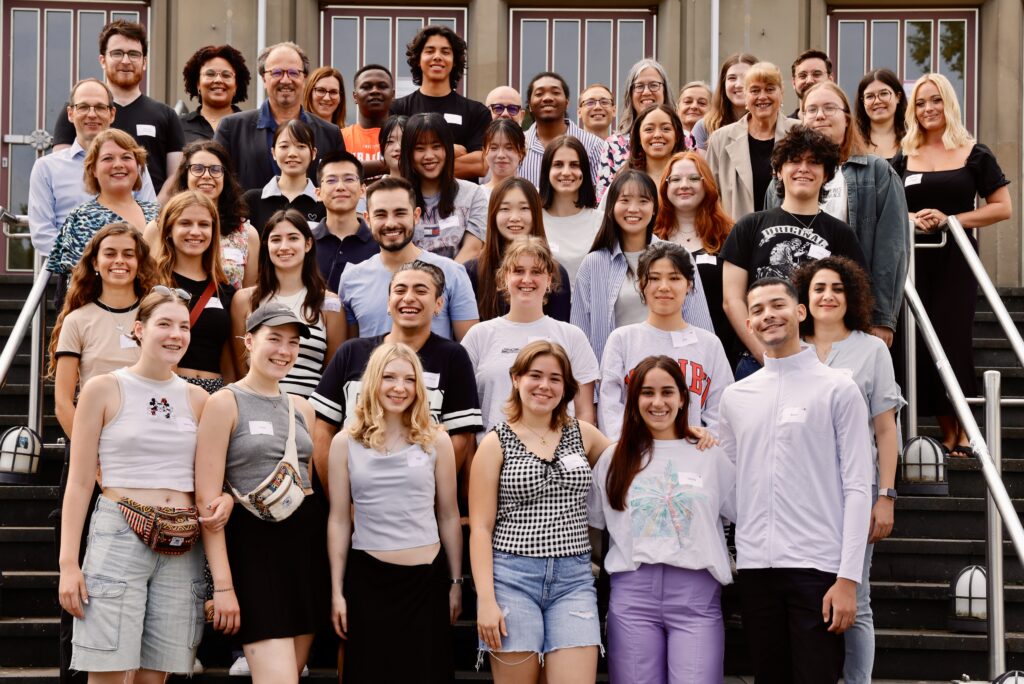 Studierende aus 17 Ländern besuchen die International Summer School 2024 auf dem Gutenberg-Campus. (Foto: Stefan F. Sämmer)