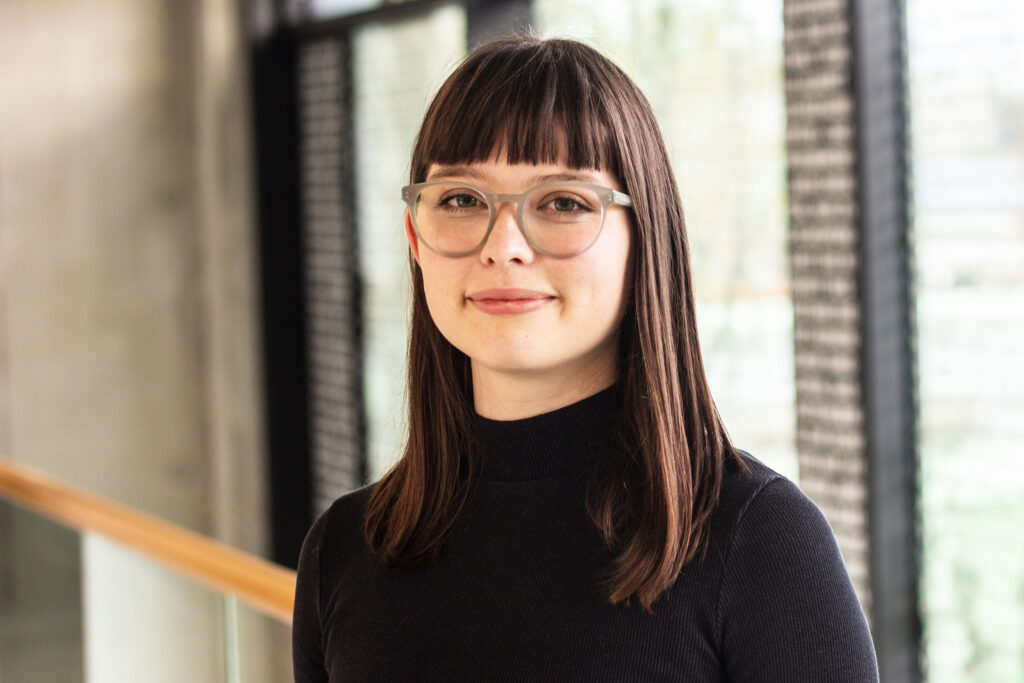 Alicia Gilbert vom Institut für Publizistik der JGU (Foto/©: Alicia Ernst)