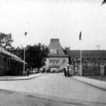 Haupteingang der Johannes Gutenberg-Universität Mainz, 1946 (Foto/©: Philipp Münch)